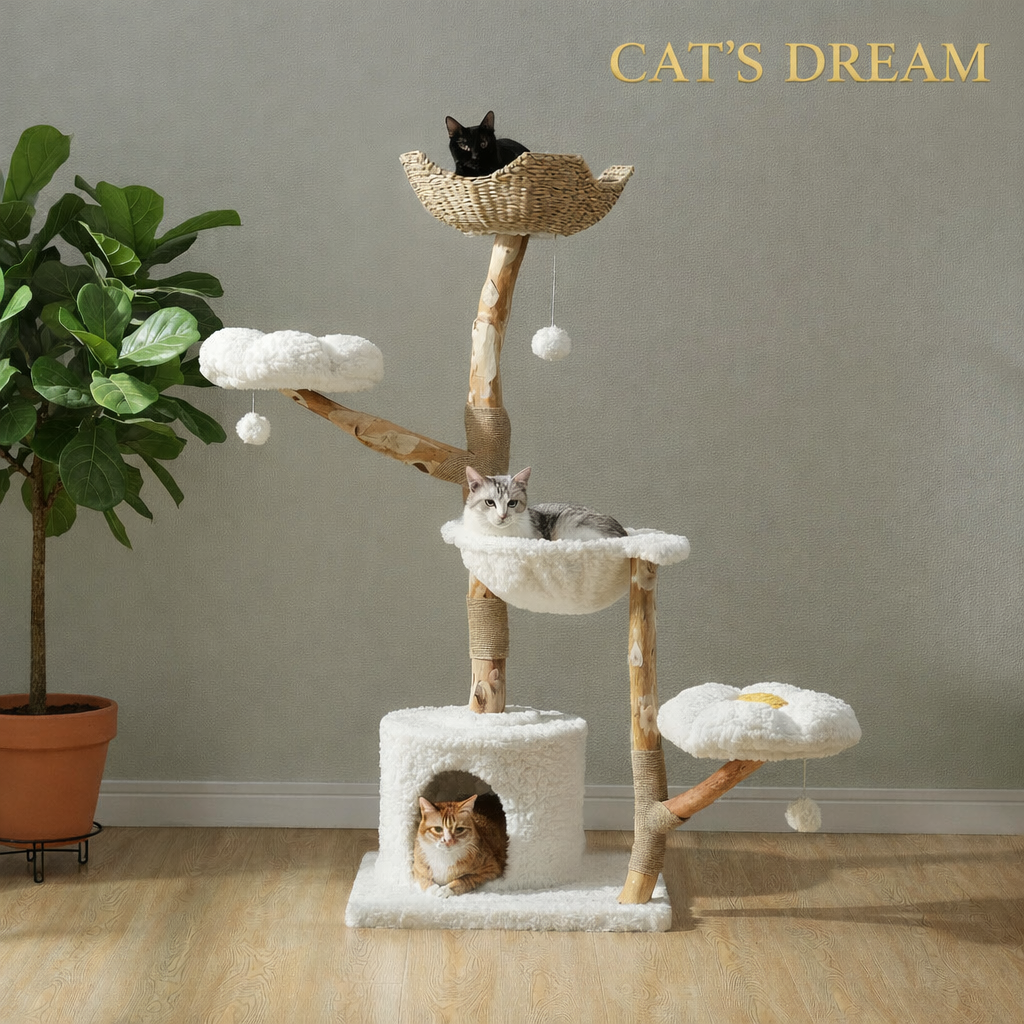Wood Cat Tree
